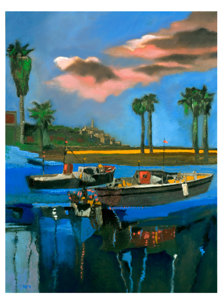 Oded Feingersh- Boat in Jaffa port