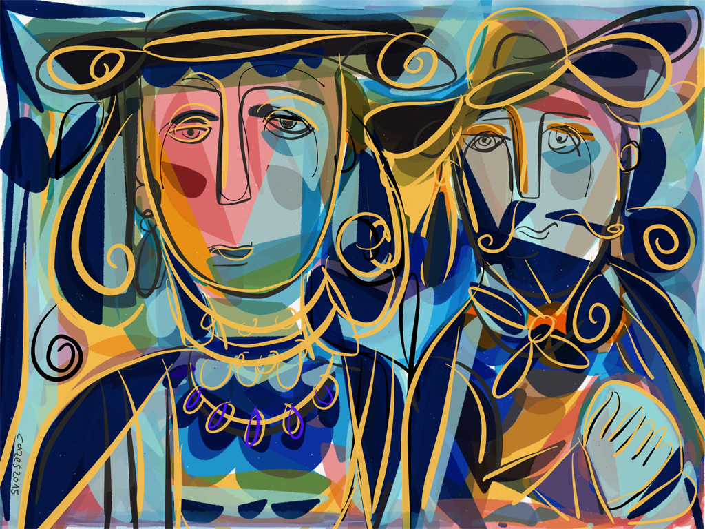 Uriel Cazes- The artist and his muse