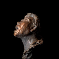 Anat Ben Ezra. The shout. Original Art. Sculpture. Made of polyester. Signed. W31xH45xD36 cm_