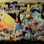 Reznikov Yosef. Composition. Old Jerusalem. Original Art. Mixed Media on Canvas. Signed. 149x95cm