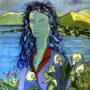 Jacques Sterenberg - Lake's Lady Original Art. Oil on canvas. Signed. 95 x 125 cm