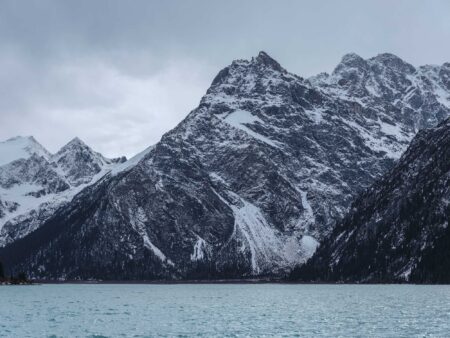 José Jeuland - Blue Ice Mountain And Lake Tibet. 2018.