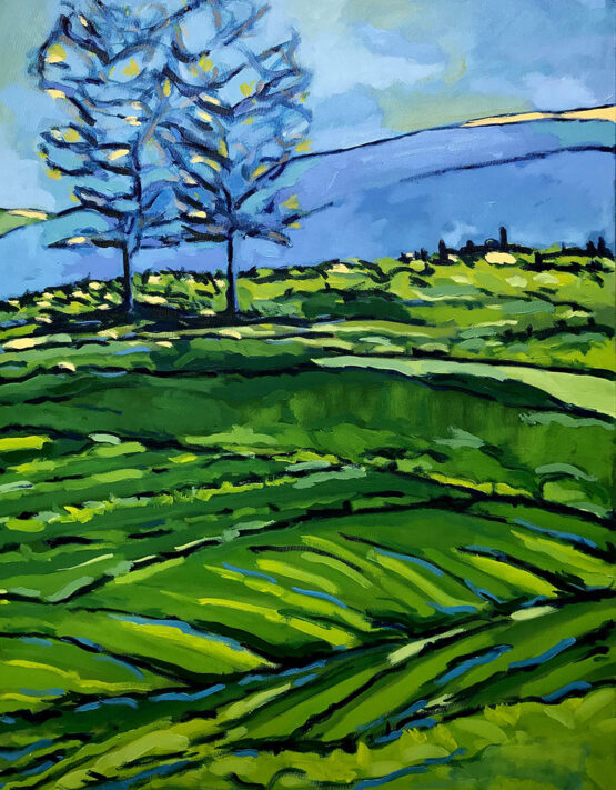 Jacques Sterenberg. Original Art. Carmel Hills. .Oil on canvas. 70 x 90 cm.