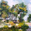 Lubov Meshulam Lemkovitch - Israeli Landscape Original Art. Oil on canvas. 50 x 40 cm. Signed. 2015