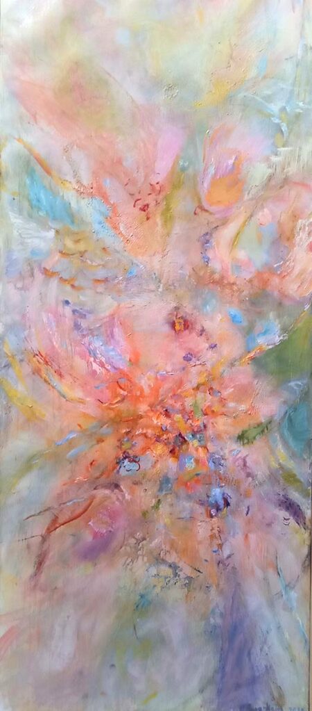 Anna-Kajsa Alaoui - Be Original Art. Oil on canvas. 65 x 160 cm. Signed.