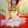 Eva Lewarne - Dance With Me Original Art. Acrylic on canvas. 92 cm x 122 cm Signed. 