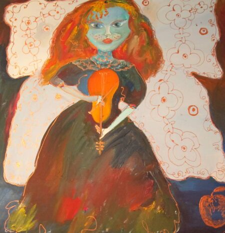 Mauler Irina - Kitty Original Art. Oil on canvas. 50 Х 70 cm. Signed.