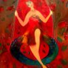 Mauler Irina - Magic swing Original Art. Oil on canvas. 60 Х 80 cm. Signed.