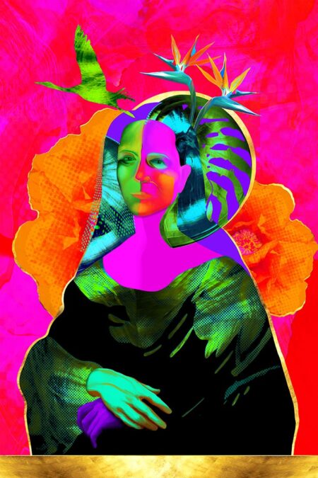 Daphne Horev - My Mona Lisa, 2020. Digital Art. Limited edition 1/75. Archival ink on Metallic rag. Manually signed and numbered. 80 x 120 cm. *Can be ordered in various sizes (max 100 x 150 cm)