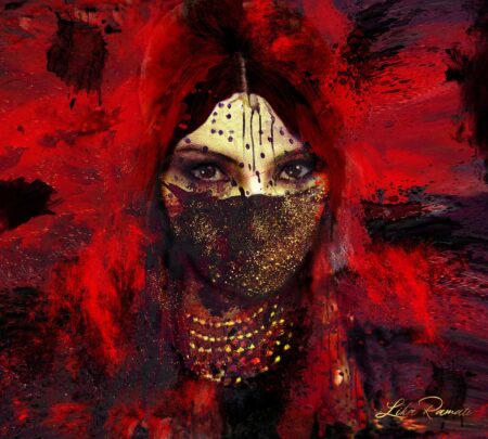 Lika Ramati - Red Reality Digital Art. Limited Edition. Quality print print signed and numbered 1/8. 60 x 66 cm. 