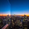 Pygmalion Karatzas - New York skyline at dusk, 2015. Fine Art Photography. Manually Signed and numbered. Limited edition. Quality print on fine art paper. Size 120 x 60 cm. (Prints can also be ordered in different sizes upon request).