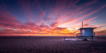 Pygmalion Karatzas - Venice Beach sunset, Los Angeles, 2015.