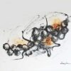 Danijela Jovic - Composition #5. 2021 Original Art. Mixed technique on paper. 70 x 50 cm. Signed.