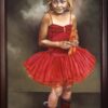 Kathryn Jacobi - Girl with Carrots. 2006 Original Art. Oil on canvas. 60" x 40". 152.4 x 101.6 cm. Signed.