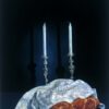 Kathryn Jacobi - Shabbat. 1999 Original Art. Oil on panel. 48" x 30". 121.92 x 76.2 cm. Signed.