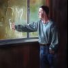 Kathryn Jacobi - The Poetry of Condensation. 2007 Original Art. Oil on canvas. 84" x 60". 213.36 x 152.4 cm. Signed.