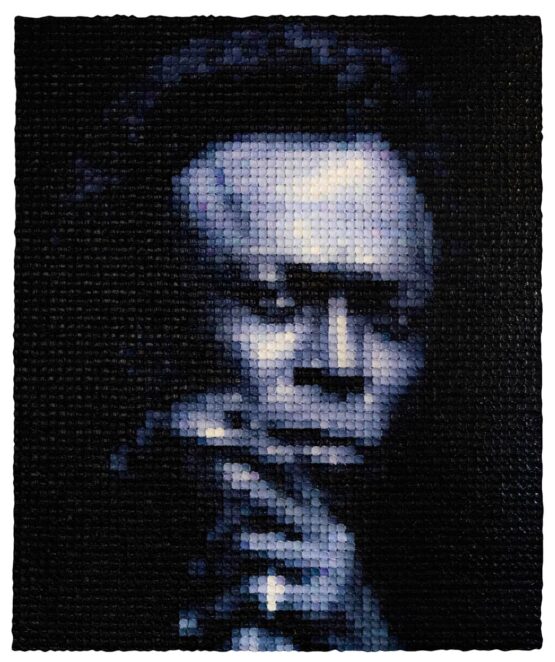 Stone Shi - Miles Davis. 2019 Original unique Art. Oil on canvas. 46" x38", 116.84 x 96.52 cm. Signed. 