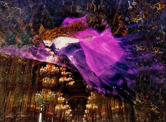 Lika Ramati - The Flying Dream New Media Art. Limited Edition. Quality print signed and numbered 1/8. 80 x 59 cm.