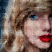 Stone Shi - Taylor Swift. 2019 Original Unique Art. Oil on canvas, 55