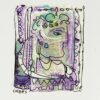 Uriel Cazes- Untitled #17. 2021 Original Art. Mixed Media technique on Paper. 30x40 cm.
