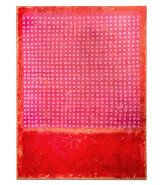 PETER MARKUS JENTES | Dots on a Rothko No. 02. 2020. Original Art. Acrylic & Colored Pencil on canvas. 122 x 91.5 cm. Signed. 