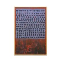 PETER MARKUS JENTES | Dots on a Rothko No. 03. 2020 Original Art. Acrylic on canvas (Framed) 75 x 50.5 cm Signed. 