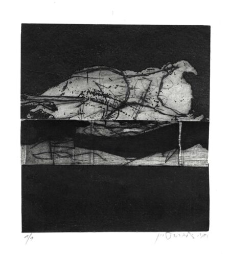 Hava Zilbershtein | Untitled #3 Original Art. Etching on paper. 21 x 30 cm. Signed manually.