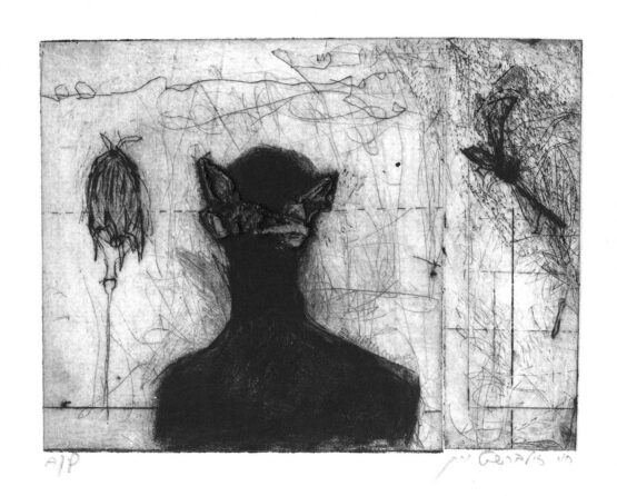 Hava Zilbershtein | Untitled #1 Original Art. Etching on paper. 21 x 30 cm. Signed manually.