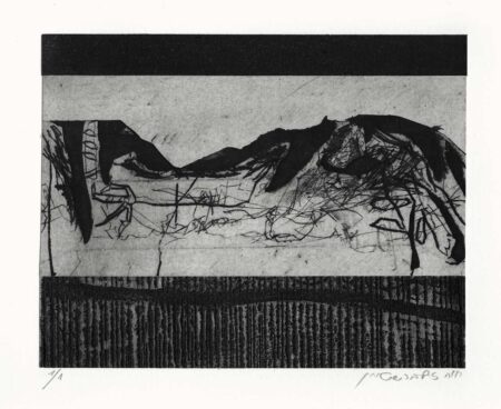 Hava Zilbershtein | Untitled #4 Original Art. Etching on paper. 21 x 30 cm. Signed manually.