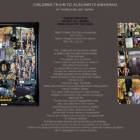 Thomas Dellert-Bergh | Children Train to Auschwitz- Birkenau. (Detail) 1990 Original Art. Collage with objects on wood. 120 x 90 cm. Signed.