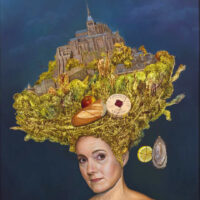 Frank Kortan | Madame Normandie, 2012  Original Art. Oil on wood. 50 x 60 cm. Signed. 