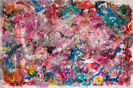 Deborah Zaniolli | “Stamina” . 2023   Original Art. Acrylic on canvas. 120 x 80 x 2 cm. Signed. 