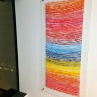 Sandra Gross | Truth. 2023 Original Art. Acrylic on plexiglass . 60 x 180 cm.  Signed.